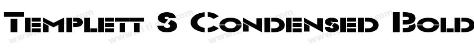 Templett S Condensed Bold字体转换